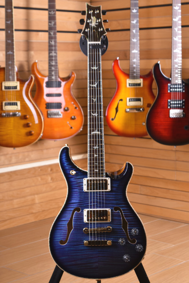 PRS Paul Reed Smith Private Stock Hollowbody II 594 Limited Edition 2018 Aqua Violet Smoked Burst 1of 60 (serial number 7234)