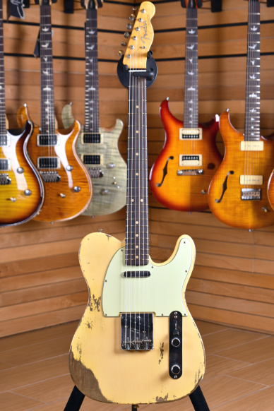 Fender Custom Shop Telecaster '63 Heavy Relic Nocaster Blonde
