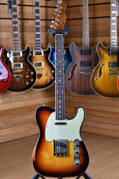 Fender Custom Shop Telecaster '60 Heavy Relic Rosewood Fingerboard 3 Color Sunburst Masterbuilt Dale Wilson