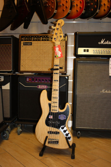 Fender American Deluxe Jazz Bass V Maple Neck ASH Natural 2010