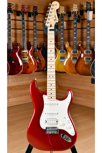 Fender Mexico Standard Stratocaster HSS Maple Neck  Candy Apple Red 2011