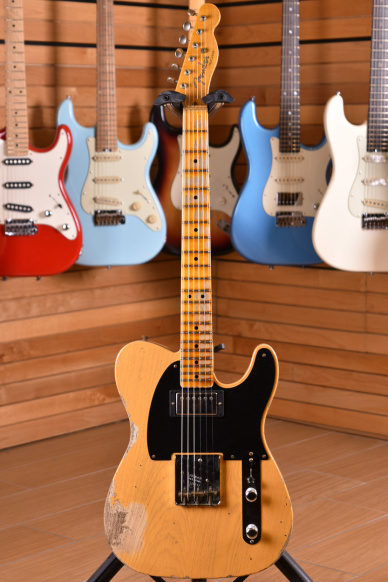 Fender Custom Shop Limited Edition '51 HS Telecaster Heavy Relic Maple Neck Aged Butterscotch Blonde