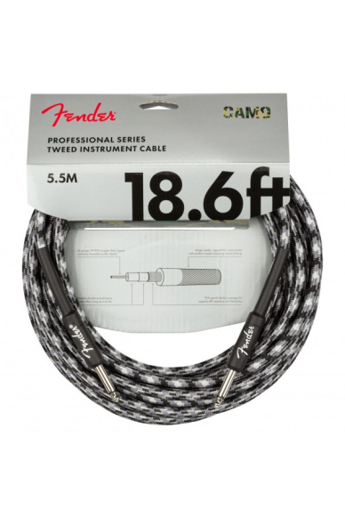 Fender Professional Series Winter Camo Instrument Cable 5,5m