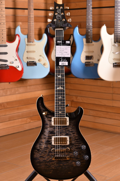PRS Paul Reed Smith 10 Top McCarty 594 HB Pattern Vintage Flame Maple Neck Quilted Charcoal Burst