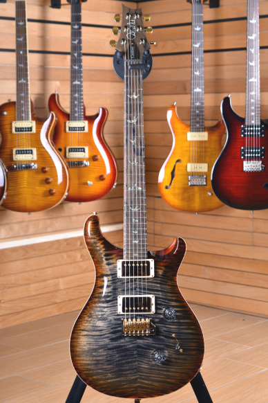 PRS Paul Reed Smith Custom 24 Wood Library WL1021_R1 Pattern Thin TR5 58/15 Burnt Maple Leaf Flame Top Artist Grade /Neck (2018)