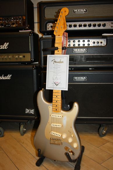Fender Custom Shop Stratocaster '56 Relic Limited Edition Shoreline Gold