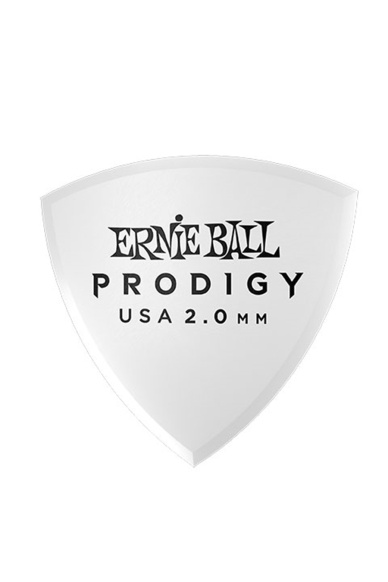 Ernie Ball P09337 Plettri Prodigy Shield White 2,0mm ( 6 Picks )