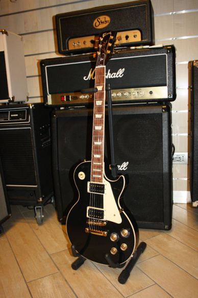 Gibson Les Paul Signature "T" Ebony Gold Hardware