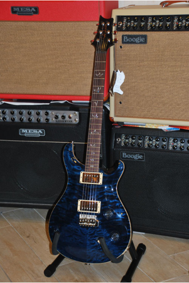 PRS Paul Reed Smith Custom 22 Wide Thin Switch 3 Posizioni Whale Blue Quilted