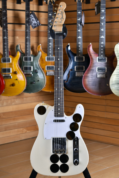 Fender Custom Shop Jimmy Page Custom Artist Series Mirrored Telecaster White Blonde Masterbuilt Paul Waller JP112