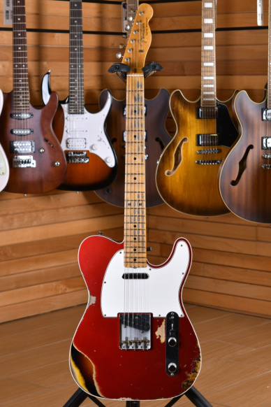 Fender Custom Shop Telecaster '60 Heavy Relic Candy Apple Red over 3 Tone Sunburst