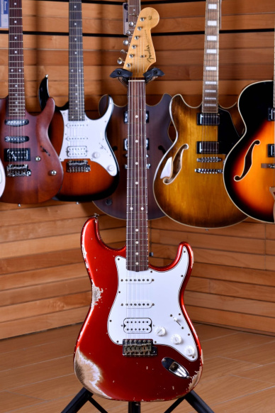 Fender Custom Shop Stratocaster '60 HSS Heavy Relic Candy Apple Red