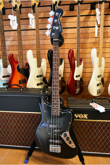 Squier (by Fender) Vintage Modified Jaguar Bass Special SS (Short Scale) Rosewood Fingerboard Black