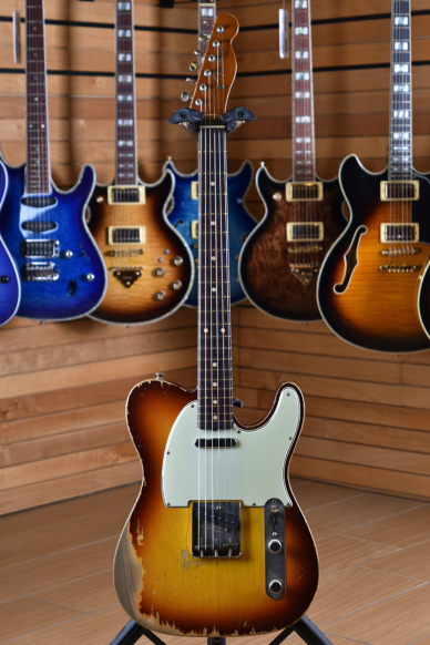Fender Custom Shop Telecaster '60 Heavy Relic Rosewood Fingerboard 3 Color Sunburst Masterbuilt Dale Wilson