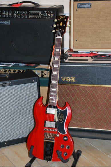 Gibson Custom SG Standard Maestro V.O.S Faded Cherry