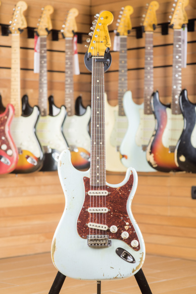 Fender Custom Shop Stratocaster '63 Heavy Relic Sonic Blue