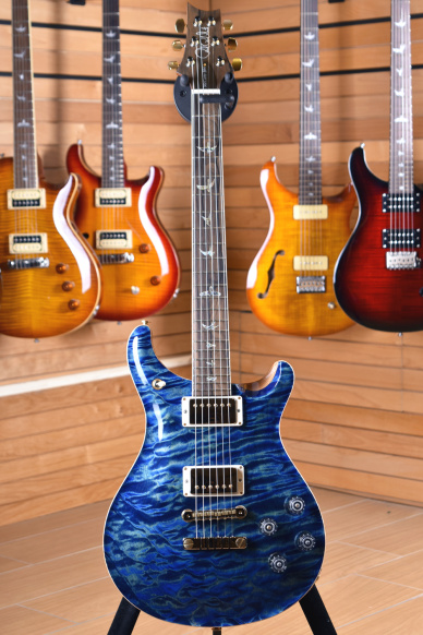 PRS Paul Reed Smith McCarty 594 Wood Library WL1017_RL Pattern Vintage River Blue Quilted Maple - 10 Top (2018)