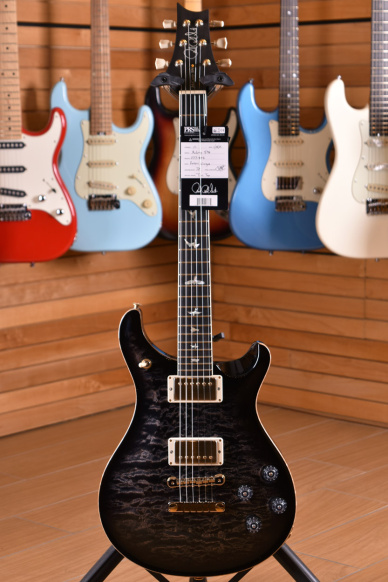 PRS Paul Reed Smith 10 Top McCarty 594 HB Pattern Vintage Flame Maple Neck Quilted Charcoal Burst