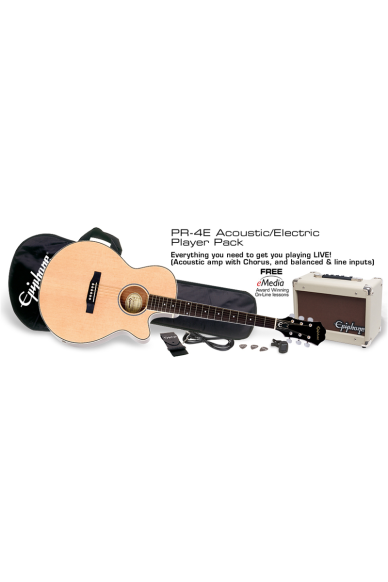 Epiphone PR-4E Acoustic Electric Player Pack Natural