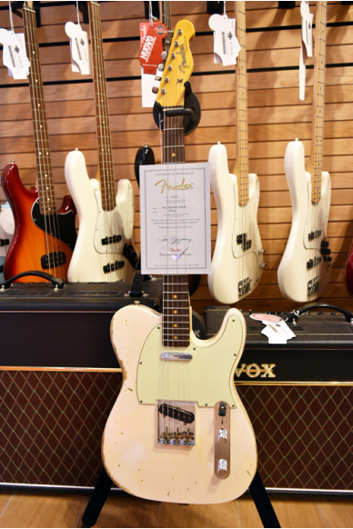 Fender Custom Shop Telecaster '63 Heavy Relic White Blonde