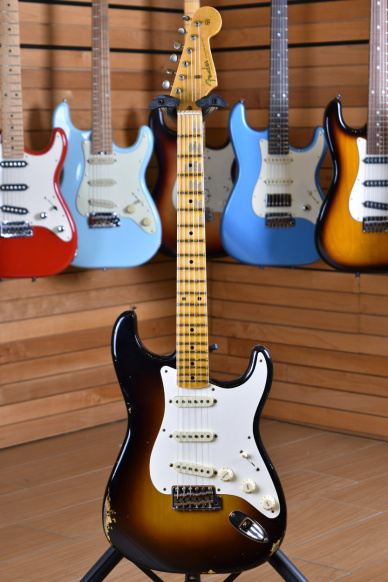 Fender Custom Shop Stratocaster '57 Relic Rosewood Fingerboard WIde Fade 2 Color Sunburst