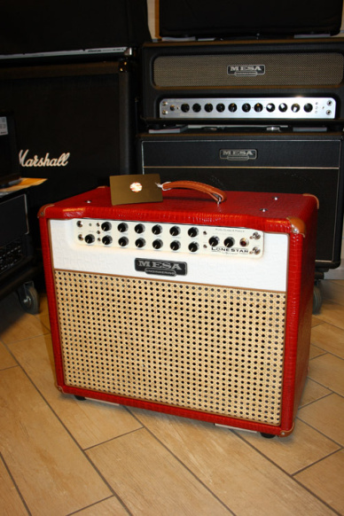 Mesa Boogie Lone Star Special 1x12 Barcelone Red Crocodile Wicker Grille