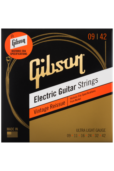 Gibson Vintage Reissue Electric Guitar Strings Ultra Light 9-42