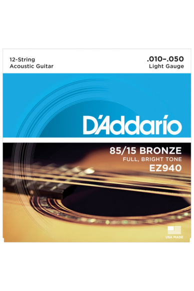 D'Addario EZ940 12 Corde 010/050