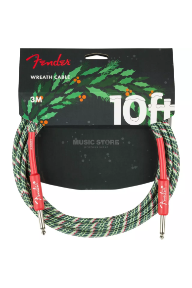 Fender Wreath Holiday Instrument Cable 3m