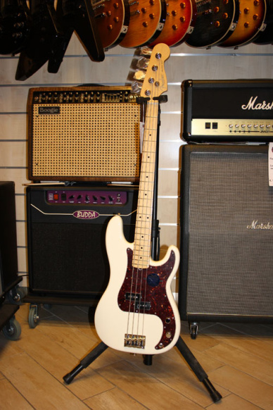 Fender American Standard Precision Bass Maple Neck Olympic White 2008