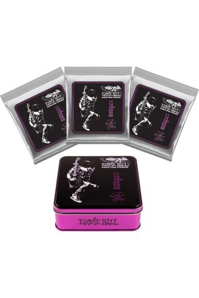 Ernie Ball 3820 Limited Edition Slash Signature 11-48 Triple Pack