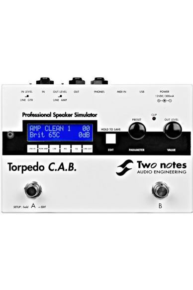 Two Notes Audio Torpedo C.A.B. Cabinet Simulator