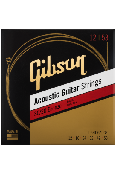 Gibson SAG-BRW12 80/20 Bronze Acoustic Medium Light 12-53