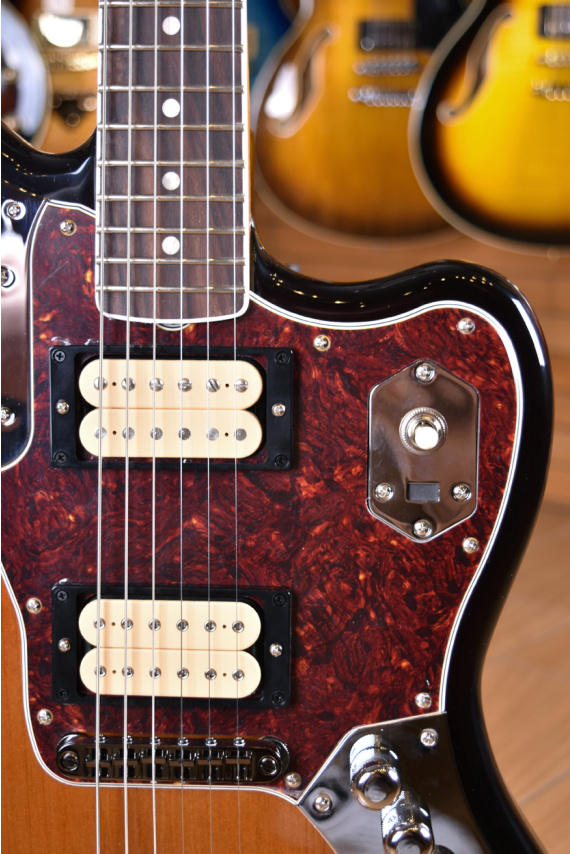 Chitarra Elettrica Sinistra Modello Jaguar Tabacco Sunburst | Manico Acero HH