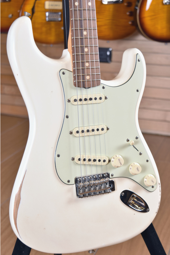 Fender Mexico Road Worn '60 Stratocaster Olympic White Pau Ferro