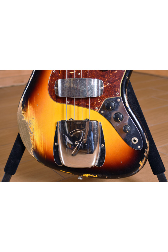 Fender Custom Shop 64 Jazz Bass Heavy Relic 3 Color Sunburst