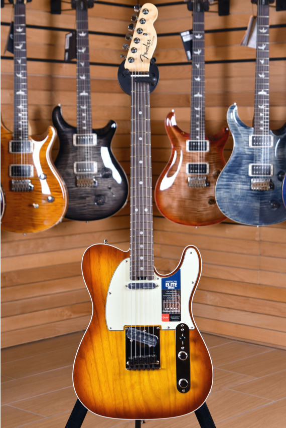 fender american elite telecaster tobacco sunburst Fender American Elite Telecaster Rosewood Fingerboard Tobacco Sunburst
