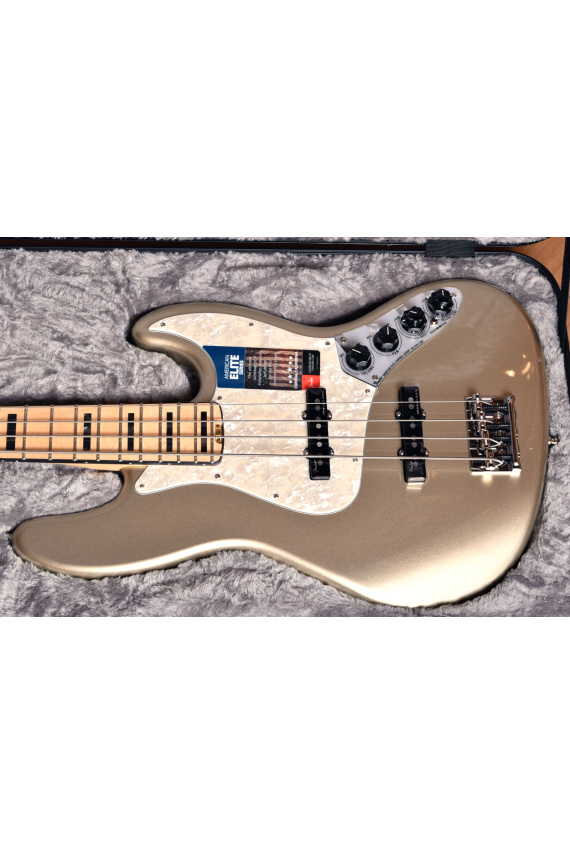 Fender American Elite Jazz Bass Maple Fingerboard Champagne