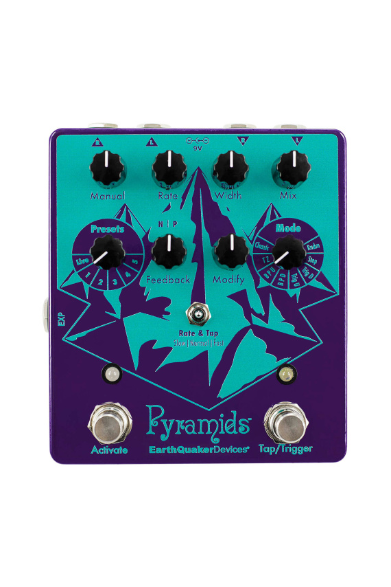 EARTHQUAKER DEVICES Pyramids Stereo Flanging Device | Centro Chitarre