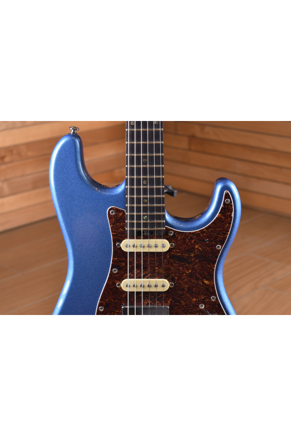 R66 Schecter Custom Traditional Santa Monica Deep Ocean Blue Chitarre Varie - Foto 4
