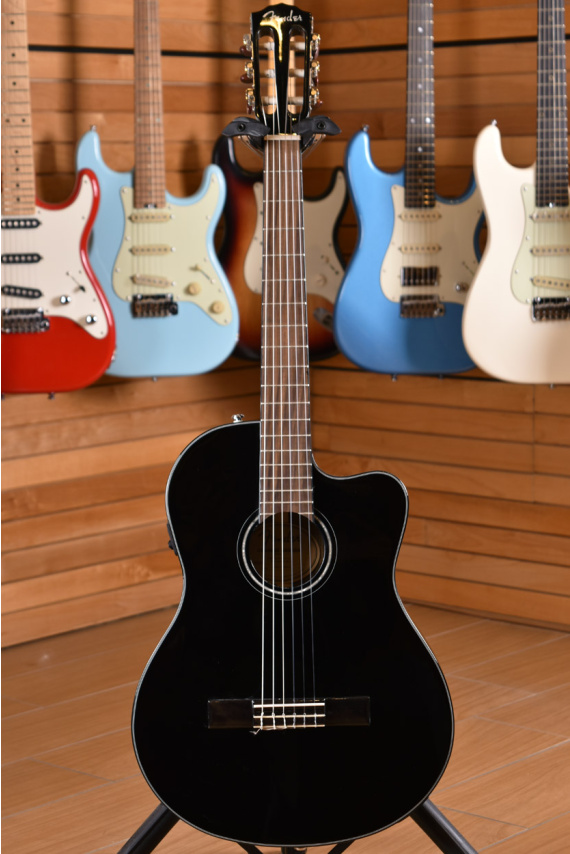 Fender CN-140SCE Chitarra Classica Elettroacustica - Top In Cedro, Con Custodia E Lezioni Fender Play - Foto 3