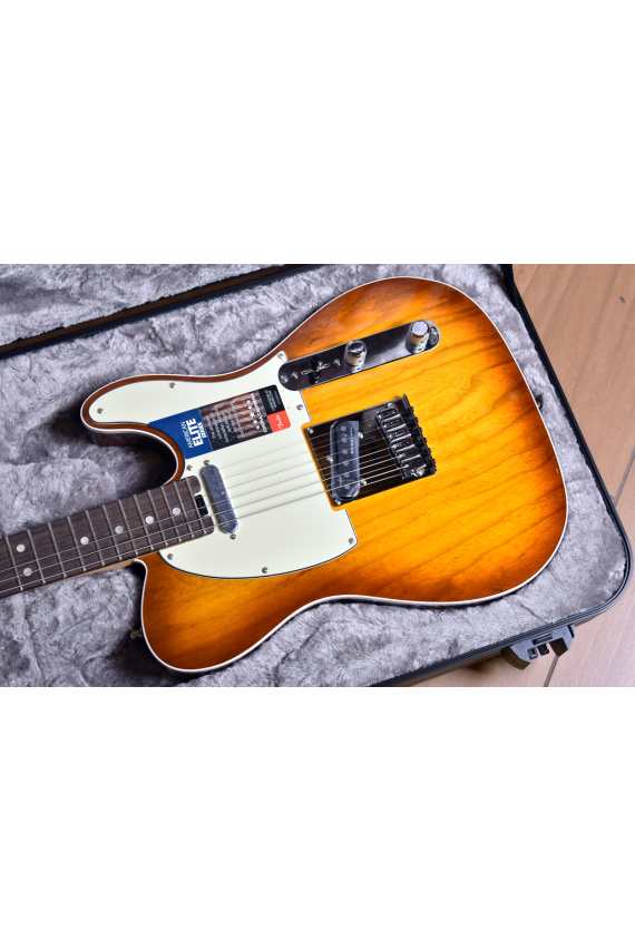 Fender American Elite Telecaster Rosewood Fingerboard Tobacco Sunburst