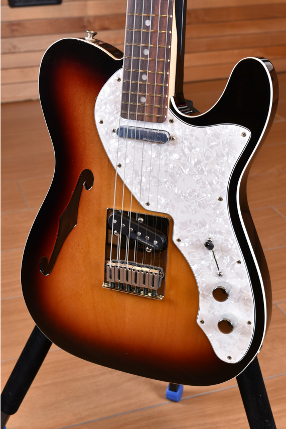 Fender Mexico Deluxe Thinline Telecaster Rosewood Fingerboard 3