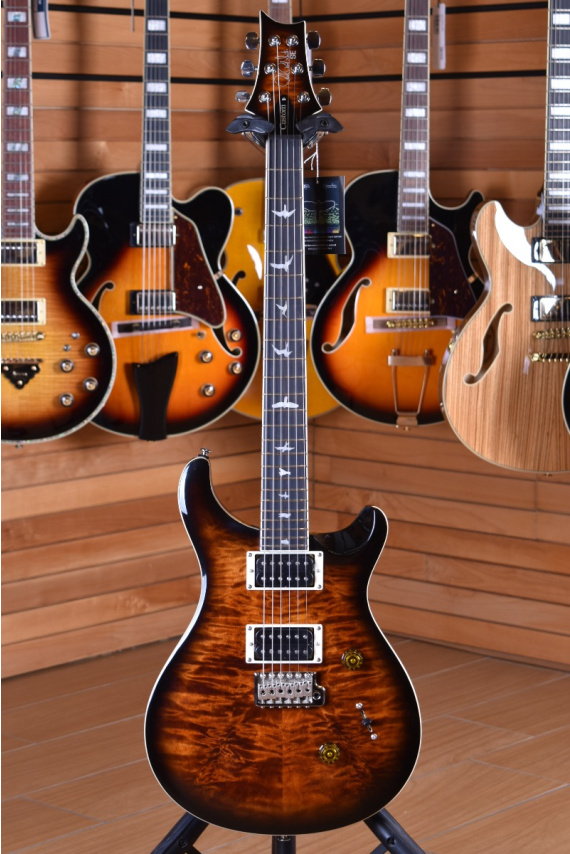 PRS Paul Reed Smith SE Custom 24 Quilt Black Gold Burst | Centro