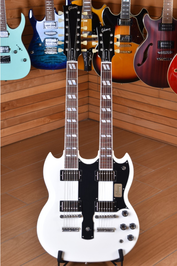Gibson Custom Shop EDS-1275 Double Neck SG Alpine White