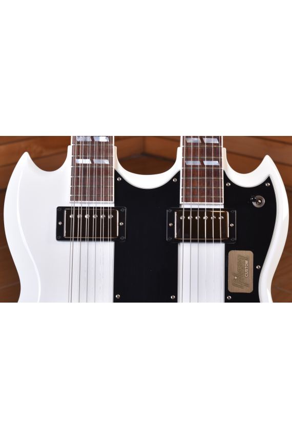 Gibson Custom Shop EDS-1275 Double Neck SG Alpine White