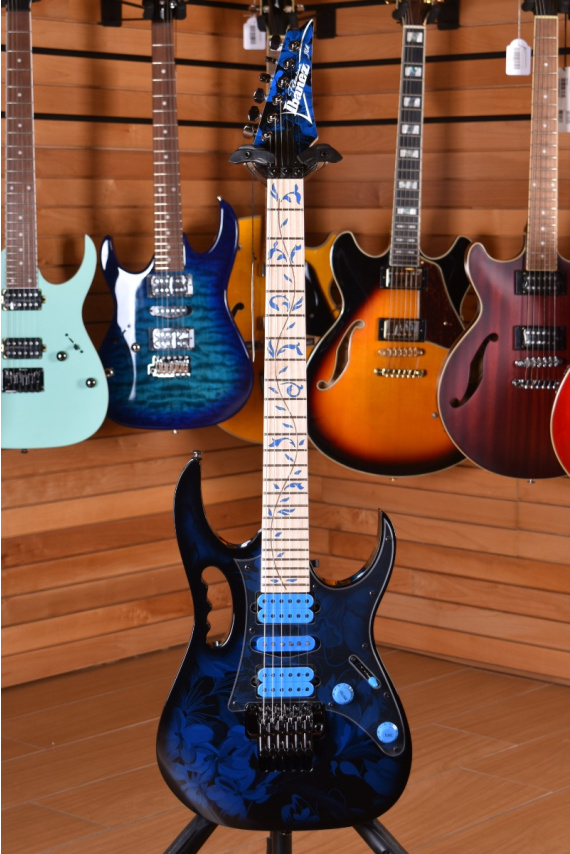Ibanez JEM77P-BFP Steve Vai Blue Floral Pattern | Centro Chitarre