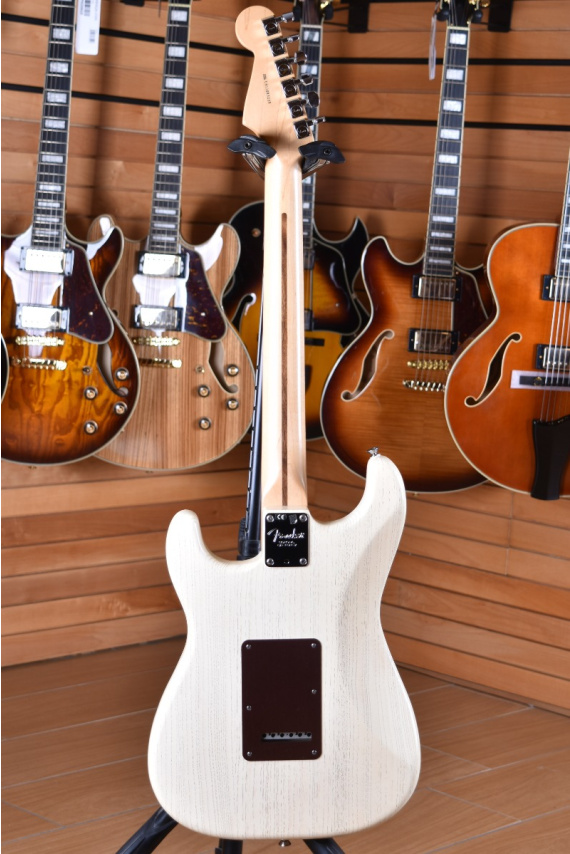 Fender Stratocaster American Standard FSR Rustic Ash Olympic White