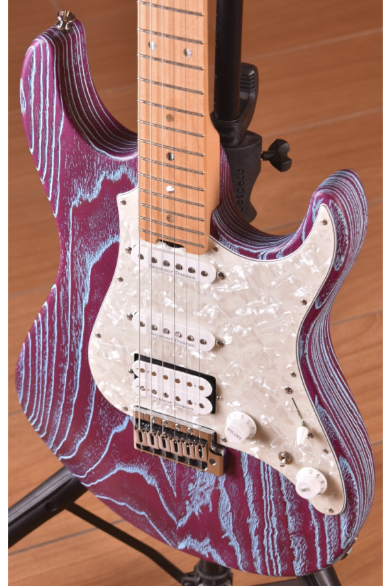 ESP Snapper CTM Drift Wood Indigo Purple Blue Filler | Centro Chitarre