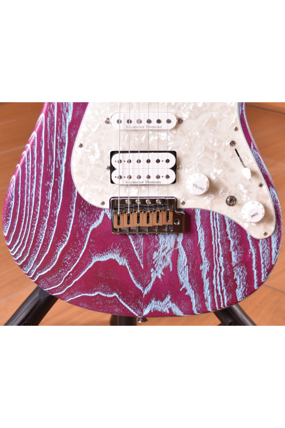 ESP Snapper CTM Drift Wood Indigo Purple Blue Filler | Centro Chitarre